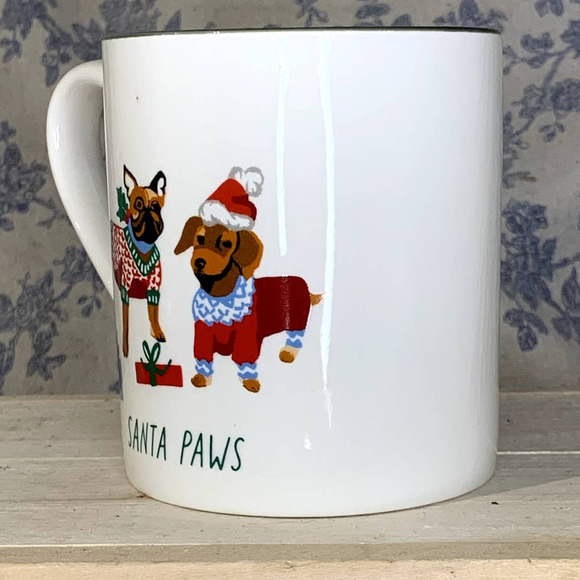Target Threshold Santa Paws 16oz Christmas Mug - Picture 4 of 6